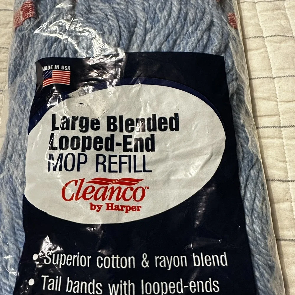 Clean Co By Harper Large Blended Looped-end‎ Mop Refill